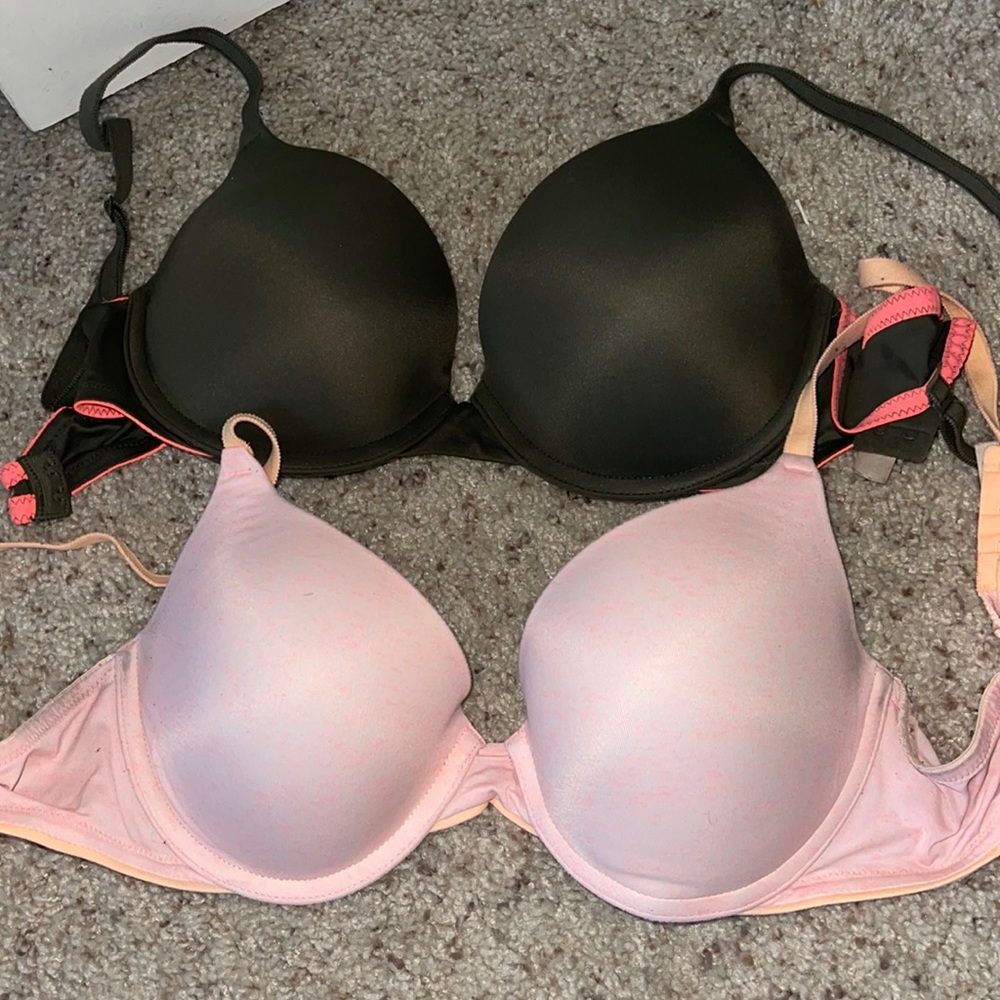 PINK- 34D. Bundle light peach and army green light padding